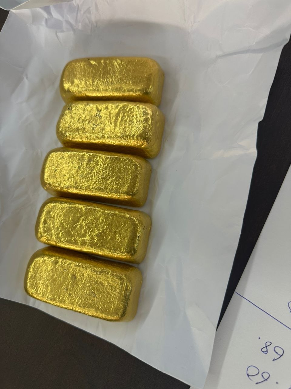 96.7% purity gold bars available for sale